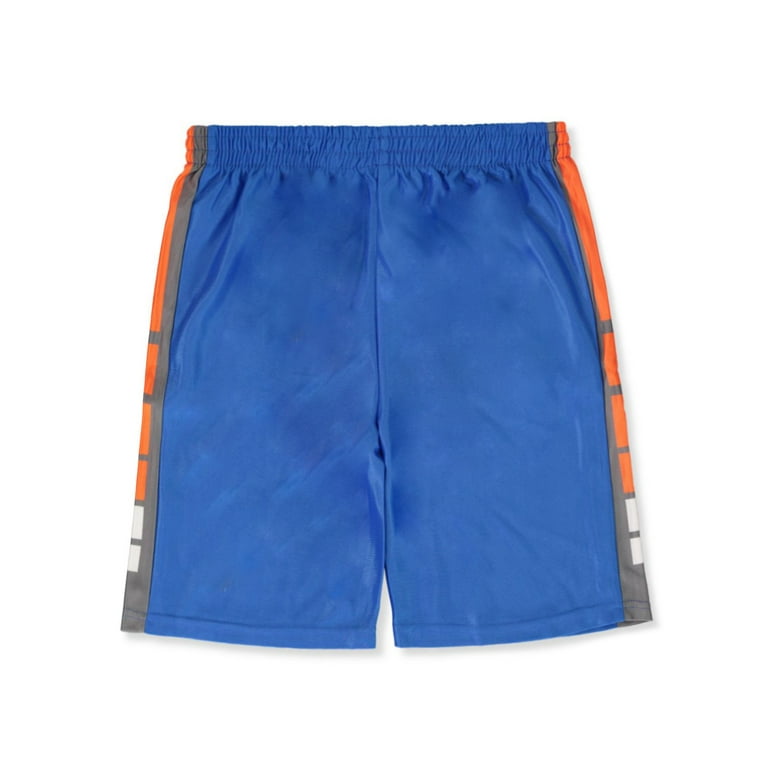 All in Motion Boys' Basketball Shorts, Turquoise Small (6/7), 2-PACK 