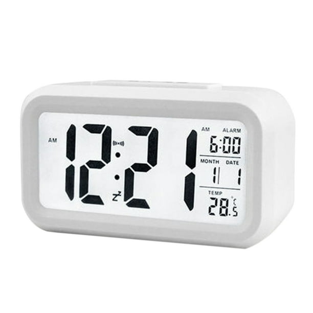 Digital Alarm Clock for Bedroom, LED Large Display Bedside Digital