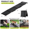 thumbnail image 2 of Dog Ramp for Car, Extra Long Folding Dog Ramps, Outdoor Dog Ramp with Non-Slip Rug Surface, Portable Dog Steps for Car, SUV, Truck, 2 of 7