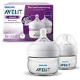 thumbnail image 1 of Biberones AVENT Philips Natural de 60 ml, paquete de 2 con boquilla First Flow, 1 of 6