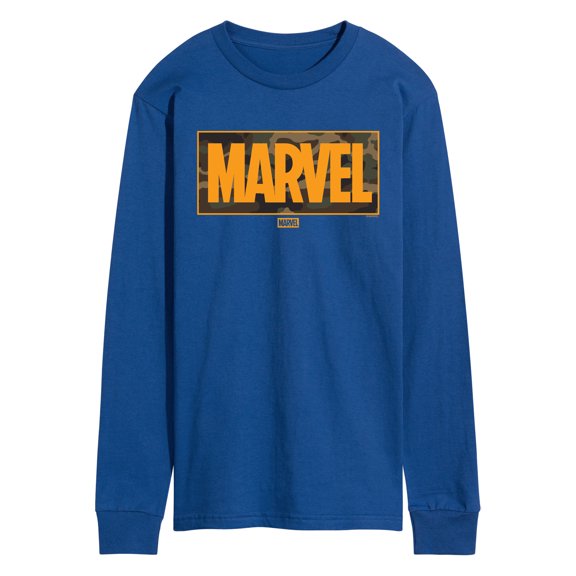 Marvel - Camo Logo - Men's Long Sleeve Graphic T-Shirt