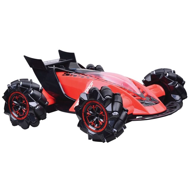 Crosslander® Fire - Voiture Radiocommandée Rechargeable avec Eau, Fumée, Lumières et Sons avec Mouvement et Télécommande