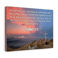 thumbnail image 5 of Scripture Walls 1 John 2:1-2 Jesus Christ The Righteous Bible Verse Canvas Christian Wall Art Ready to Hang Unframed, 5 of 10