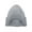 Gray, variant on Winter Knitted Beanie w/ Bill- Grey
