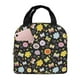 thumbnail image 1 of Easygdp Flower Butterfly Bolsa Térmica Premium - Tela Oxford Impermeable, Gran Capacidad, Bolsillo Frontal, Unisex para Trabajo, Escuela, Actividades al Aire Libre y Picnics, 1 of 8