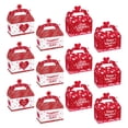 thumbnail image 3 of 12 cajas de regalo para San Valentín, dulces, , cajas de papel portátiles rojas para dulces y ., 3 of 9