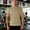 Khaki, variant on WIZUTIZ Men's Lightweight Breathable Short Sleeve Athletic T-Shirt for Running, Gym, and Everyday Wear