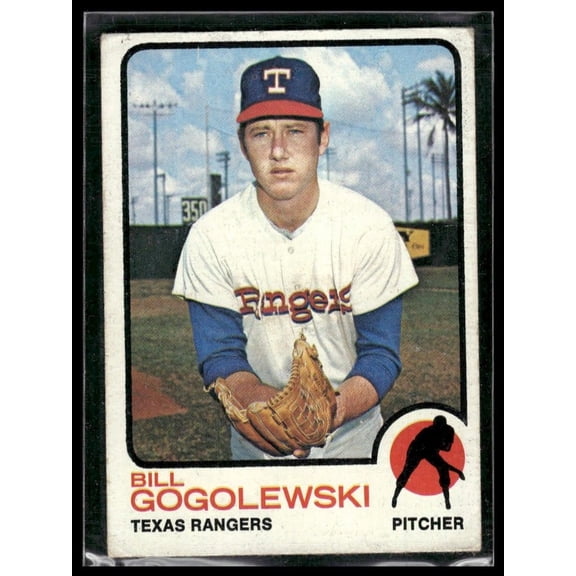 1973 Topps Bill Gogolewski Texas Rangers #27 Baseball Card