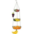 SimpleHouseware 3Tier Fruit Hanging Basket, Bronze