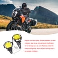 thumbnail image 4 of Speravity 1 par de protector de luz antiniebla de aleación de aluminio para motocicleta, reemplazo portátil desmontable, Protector de luz a prueba de Accesorios para motos Amarillo Speravity  VI017665-03B, 4 of 6