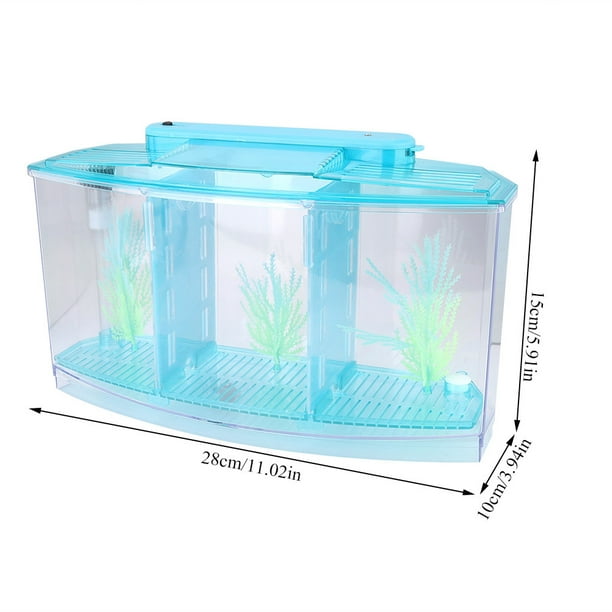 Fyydes Small Aquarium, Adjustable Light Fish Tank, For Small Fishes Betta