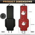 thumbnail image 7 of Eheartsgir Santa Claus Soft Quilted Car Seat Cushion Covers, Machine Washable Polyester Car Seat Cover 2-Pack Non-Slip Car Seat Covers for Most Cars, 7 of 7