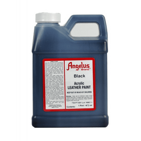 angelus black leather paint