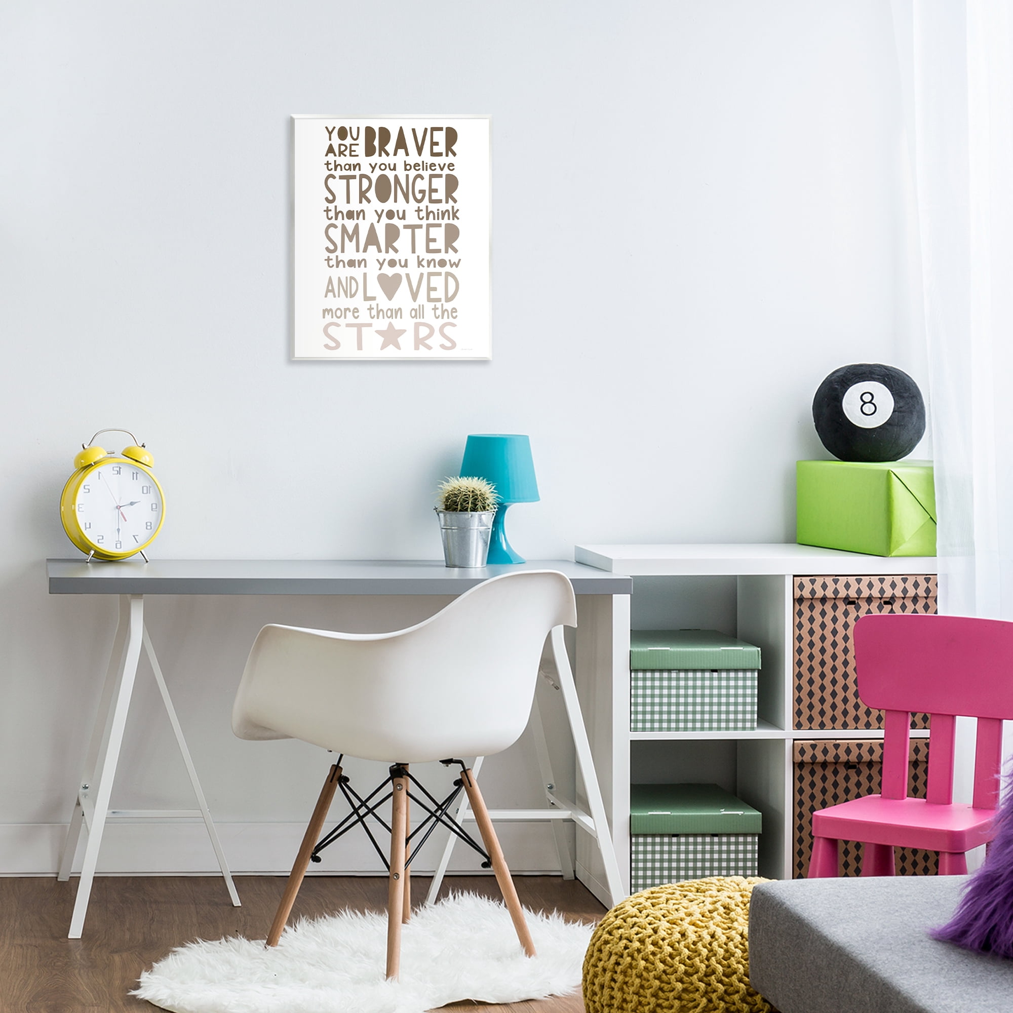 Stupell Industries Loved More Than The Stars Wall Plaque Art, design by Elizabeth Tyndall