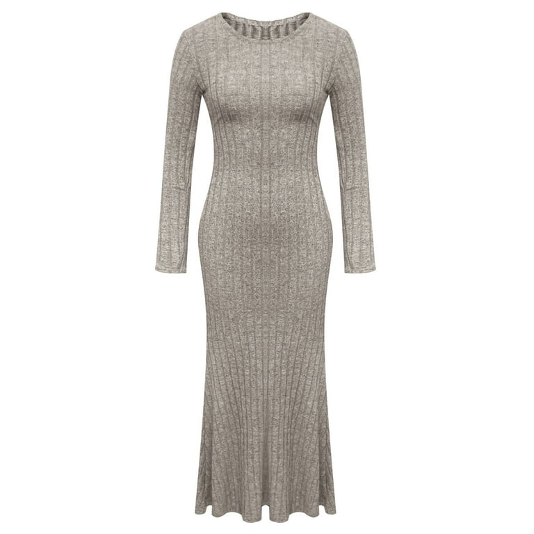 strapless open back dress Olive Ribbed Knit Long Sleeve Side Slit Maternity Maxi Dress – PinkBlush main image 0