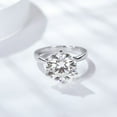 thumbnail image 2 of 5/8/10 Carat Moissanite Rings for Women D-Color Clarity Moissanite Wedding Rings Set for Bridal Simulated Diamond Promise Ring Fiancee Lab Grown Diamond Travel Rings for Lady, 2 of 7