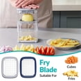 thumbnail image 2 of Vegetable Chopper: Veggie Dicer Fruit Slicer, Potato French Fry Cutter, Wedge Cutter, Onion Chopper, Safe to Use, Easy to Clean & Store（Only box）, 2 of 4