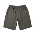 thumbnail image 6 of Casual Shorts for Men Summer Lightweight Elastic Waist Wide Straight Leg Loose Bermuda Shorts with Pockets, 6 of 6