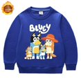 thumbnail image 3 of Bluey'S Velvet And Thickening Children'S Round Neck Sports Sweatshirt Bluey Long-Sleeved Casual Tops For Boys And Girls Hoodie, 3 of 5