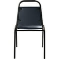 thumbnail image 7 of (Pack of 4) NPS® 9100 Series Vinyl Upholstered Stack Chair, Midnight Blue Seat, Black Sandtex Frame, 7 of 7