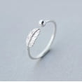 thumbnail image 2 of Elegant Silver Plated Copper Ring For Women Adjustable Open Band Jewelry Gift For Her Wedding Date Party Birthday, 2 of 6