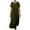 Army Green, variant on Women Linen Summer Long Sundress Crewneck Short Sleeve Maxi Dress 2026 Casual Loose Beach Dress with Pockets Black XL