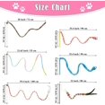 thumbnail image 2 of 6 Pieces Cat Wand Interactive Cat Wand Toys with Feather and Bell Safe Cat Catcher Teaser Stick Toy Colorful and Sounding Rainbow Leopard Wand Toys for Kittens Training Pets Exerciser, 2 of 7