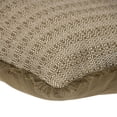 thumbnail image 4 of Parkland Collection Transitional Stripes Green Square 24" x 24" Pillow, 4 of 6