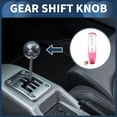 thumbnail image 2 of Ofertas Únicas Pomos de Cambio de 20 cm de Acrílico para Vehículos Automáticos y Manuales con 2 Adaptadores Color Rosa Claro 1 Juego, 2 of 7
