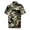 thumbnail image 6 of BRANROY Men's Big and Tall Polo - Camo Pattern UPF 50+ Mens Polo Shirts Short Sleeve, Breathable Golf Shirts and Casual Shirts for Men - Great for Hot Weather & Daily Wear,Army Green,2XL, 6 of 8