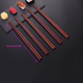 thumbnail image 3 of 5pairs of Red Sandalwood Chopsticks - No Paint, No Wax, Log Color - Healthy Tableware for Chinese Food, 3 of 4