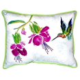 thumbnail image 2 of Betsy Drake SN940 Oreiller Intérieur et Extérieur Petit 11 x 14 Po Violet Colibri, 2 of 4