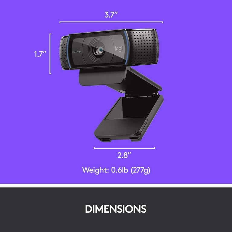 C920 Pro Logitech Webcam 1080p C920 Logitech C920 HD Pro Webcam