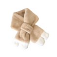 thumbnail image 2 of BXJX Girls Fleece Scarf, Casual Thick Warm Lightweight Neck Warmer for Winter Khaki Size Free Size, 2 of 7