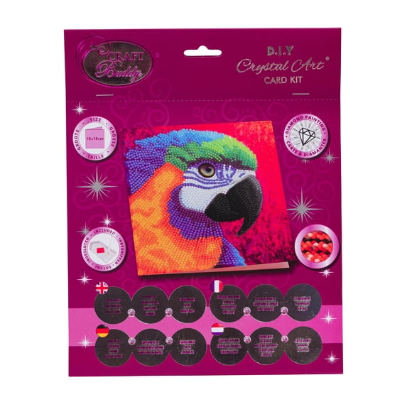 Craft Buddy 18cm DIY Crystal Art / Diamond Painting Card Kit - Paradise
