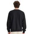 thumbnail image 3 of Hanes - Crewneck Sweatshirt for Men’s | Durable Classic Warmth Pullover Casual Sweater, Ash & Black Color 7.8 oz 50/50 US grown Cotton/Polyester Soft Sweatshirt, Size 3XL, Pack of 2, 3 of 5