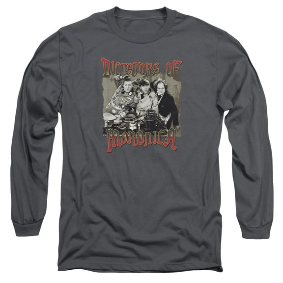 Three Stooges - Moronica - Long Sleeve Shirt - Large