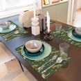 thumbnail image 6 of Placemats Set Of 4 / 6, Tropical Lizard Gecko Green Placemats For Dining Table Indoor/Outdoors Heat Resistant Washable Placemats 18" X 12", 6 of 8