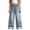 ZA-Blue-frostluinai jeans denim pants, variant on Frostluinai Baggy Jeans for Women Girls 4-15 Years Boyfriend Jeans Rhinestone Pants High Waisted Straight Leg Denim Pants Casual Streetwear with Pocket