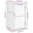 thumbnail image 2 of vidaXL Tool Shed Outdoor Storage Shed with Lockable Door Galvanized Steel, 2 of 7