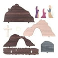 thumbnail image 1 of SAYOO Hogar Pascua Colgante Decorativo, Color Contraste Dibujos Animados Cielo Dios Monja Montaña Ornamento SAYOO  casual, 1 of 9