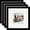 Black, variant on 10x10 Green Picture Frames Square Classic Natural Wood 4 Pack for Wall Mounting and Tabletop Display