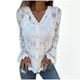 thumbnail image 2 of Suéter de cuello en V para mujer, jersey de punto con cuello en V, jersey de manga larga, jersey de mujer, 2 of 6