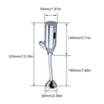 thumbnail image 2 of Toilet Wall Mounted Automatic Sensor Touchless Urinal Flush Valve Convenient Toilet Wall Mounted Automatic Urine Sensor Bathroom Urinal Flush Valve Touchless Automatic Wall Urinal Sensor, 2 of 3
