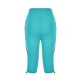 thumbnail image 5 of Tuphregyow Womens High Waist Drawstring Pant Comfy Quick Dry Capris Elastic Casual Fitting Pants Workout Knee Length Pants With Pockets Solid Green XXL, 5 of 6