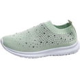 thumbnail image 1 of GUTZBSY Womens Rhinestones Glitter Fashion Mesh Walking Shoe,Bling Sneakers for Women Rhinestones, 1 of 1