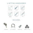 thumbnail image 5 of Moen Engage Chrome Magnetix Six-Function 5.5-Inch Handheld Showerhead with Magnetic Docking System, High-Pressure Detachable Shower Head, 26112, 5 of 9