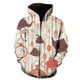 thumbnail image 1 of Sudadera con capucha y cremallera con estampado 3D de grafiti geométrico para hombres, mujeres y niños, sudaderas de moda, jersey de manga larga, ropa de calle, abrigo informal, 1 of 6