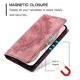 thumbnail image 4 of Funda tipo billetera con tótem en relieve y ranuras para tarjetas para iPhone 16, 15, 14, 13, 12, 11 Pro Max, 13 Pro, X, XR, 7, 8 Plus, funda de cuero con tapa magnética, 4 of 5