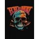 thumbnail image 2 of Camiseta con estampado de calavera para mujer, cuello redondo, manga corta, algodón elástico, lavable a máquina, ideal para verano y ropa informal. Top deportivo para el tiempo libre., 2 of 6